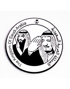 بروش الملك سلمان مع الأمير محمد بن سلمان 